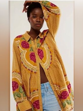 Free People Smell the Roses Dress Floral size medium